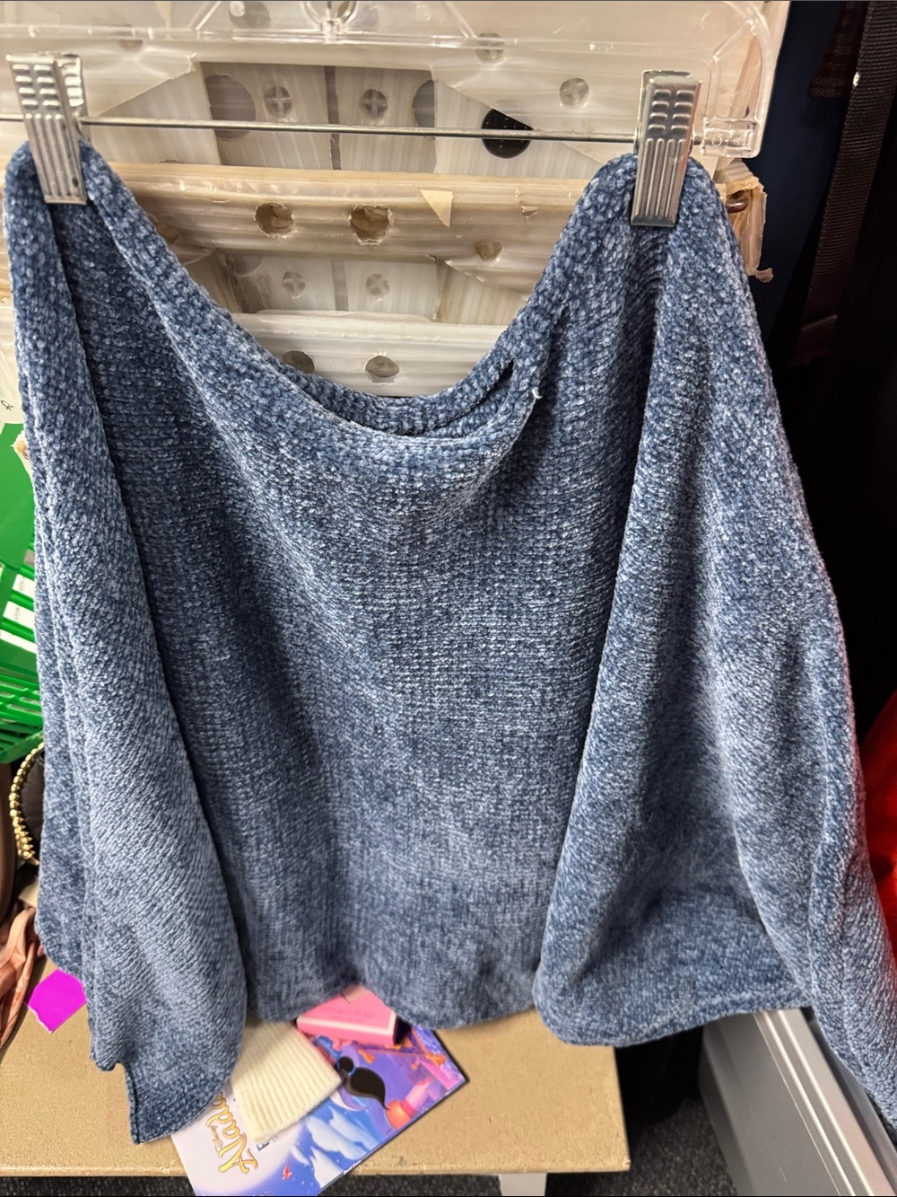 Wishlist chenille Dolman sleeve sweater m/L // 092577